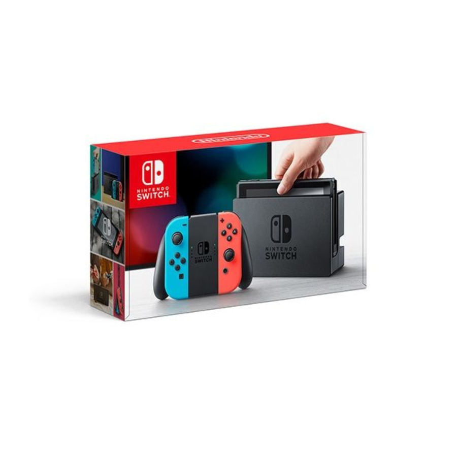 Nintendo Switch Console FullSet – Neon Blue & Neon Red Joy-Con